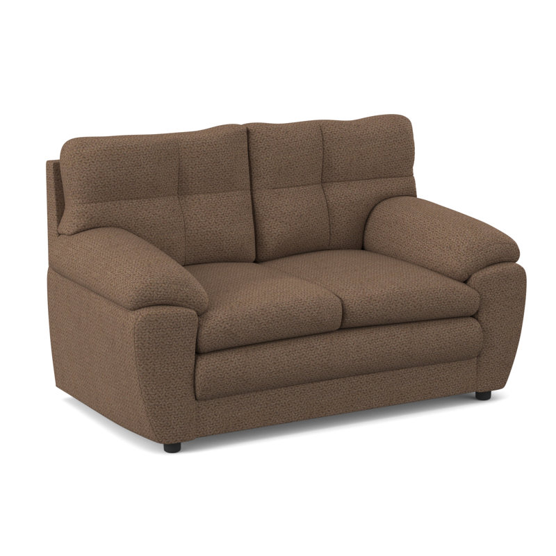 Kenn Upholstered 62.5'' Loveseat, Morris Acorn