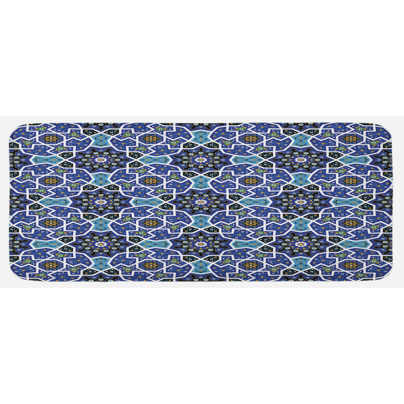 Eclectic Polyester Kitchen Mat