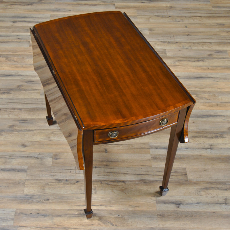 Mahogany Pembroke Drop Leaf Antique Reproduction Table