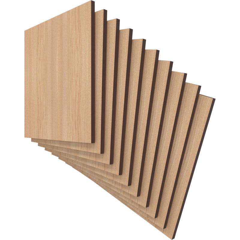 Planches en bois, H 7,75 po x l 7,75 po x P 0,25 po, Noyer blanc