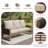 Wood Patio Sofa With Cushions-1842850022