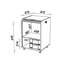 Caufield 1 -Door 2 -Drawer Filing