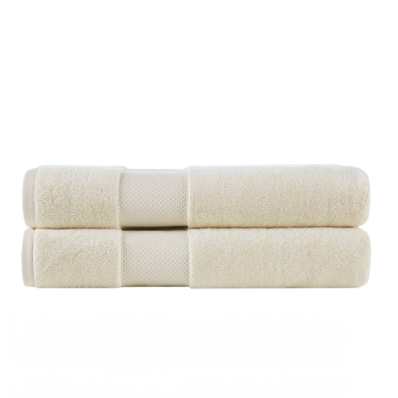 Ensemble de draps de bain 100% coton 2 pièces 35 x 70 po 2 pièces