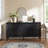 Charming Rustic Farmhouse Storage Cabinet with Innovative Design and Versatile Use-1949631007