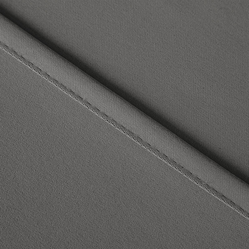 Crisfield Eyelet Blackout Thermal Curtains, Light Grey, 168cm Width X 228cm Height