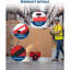 Chariot à panneaux avec roues en caoutchouc massif de 8 po, chariot mobile avec pince réglable, capacité de 600 lb, chariot de manutention pour cloison sèche, portes, matelas et panneaux-133706120