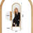 Natural Pine Wood Arch Full-Length Mirror - Elegant Wall-Leaning Or Wall-Mounted Design-1577740732