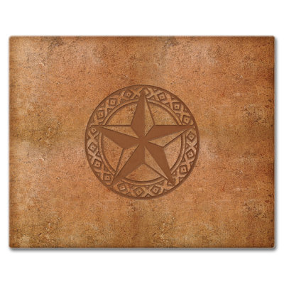 Planche à découper en verre trempé Lonestar 3 mm CounterArt 15 po x 12 po