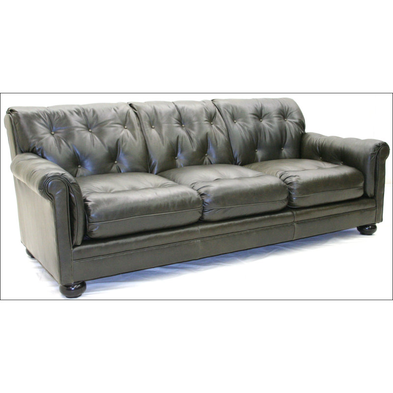 Sofa, Bella Black Performance Velvet, French Ivory