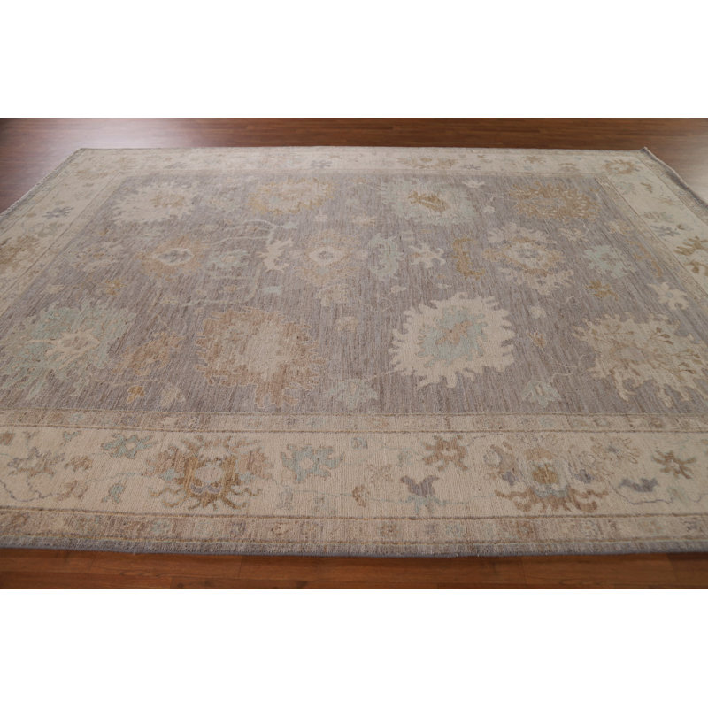 Vegetable Dye Oushak Oriental Area Rug 9
