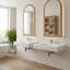 Lavabo de salle de bain en pierre à surface solide Casainc