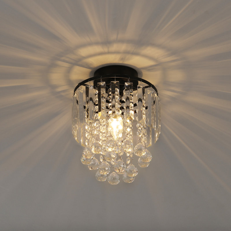 Unicoi Crystal Flush Mount, Black