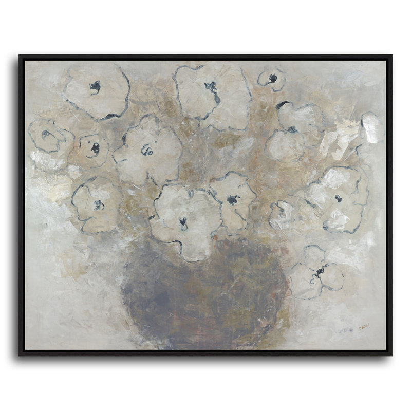In Bloom Painting, Laguna Black Framed