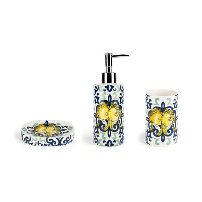 Ceramic Bathroom Accessory Set