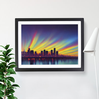 Daring Skyline Architecture - Framed Print
