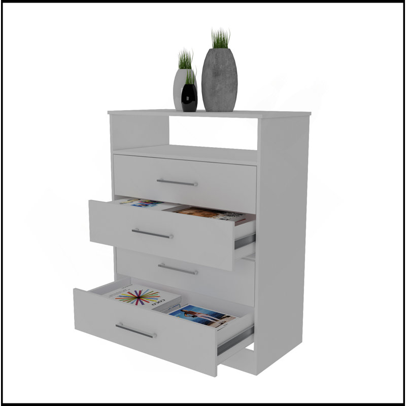 Commode Atlanta, Chambre, Blanc