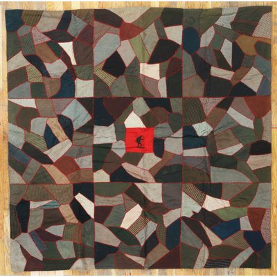 Antique Quilt America Multicolor 1920s Multicolor Rug