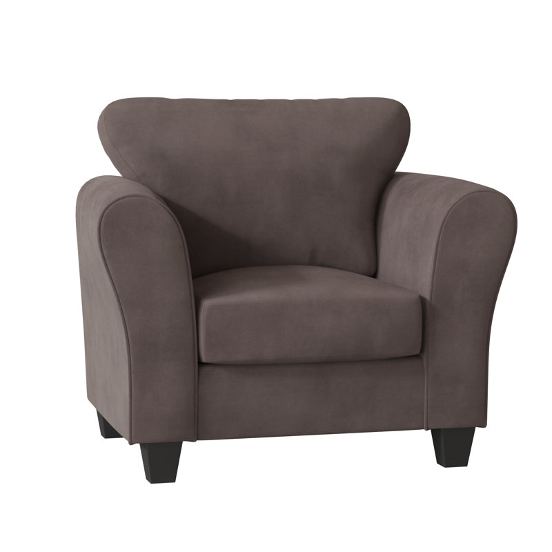 Fredericktown Upholstered Armchair, Bulldozer Pewter