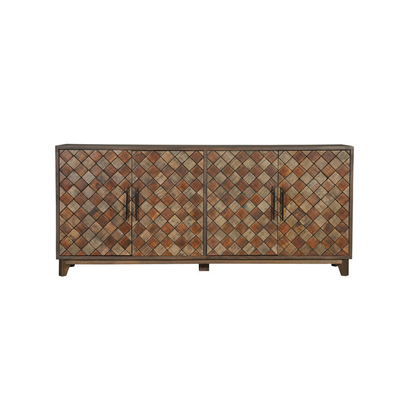 Buffet en bois massif de 84 po Flenderson
