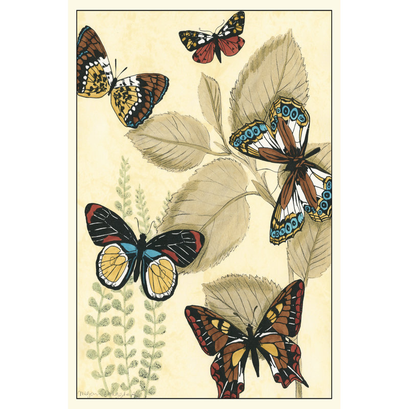 Butterflies In Nature I by Megan Meagher - Wrapped Canvas Art Prints, 91cm H x 61cm W