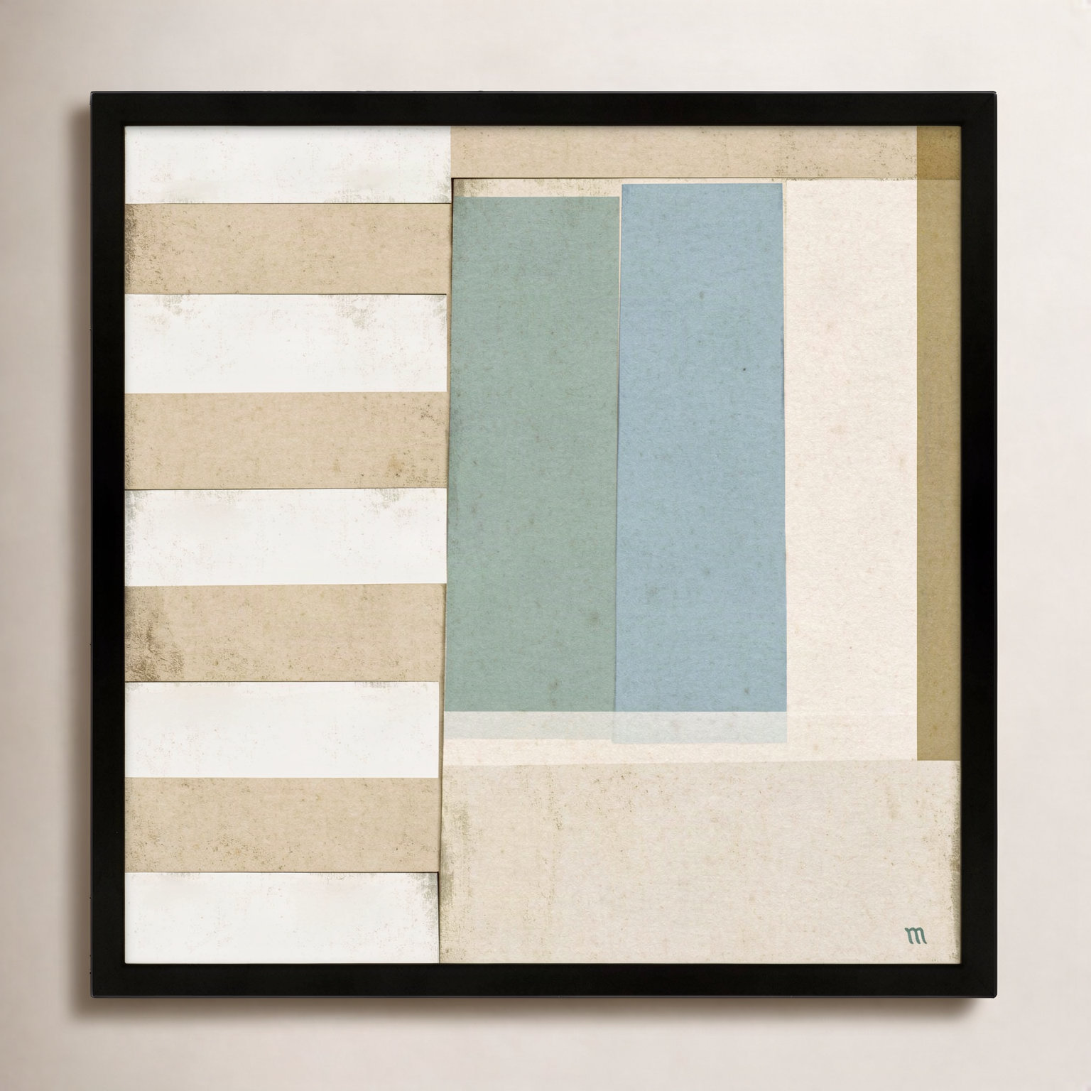 Lipman Art City Scape Aqua 2 Print by Marco Marella | AllModern