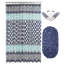Rideau de douche Nathale avec crochets inclus