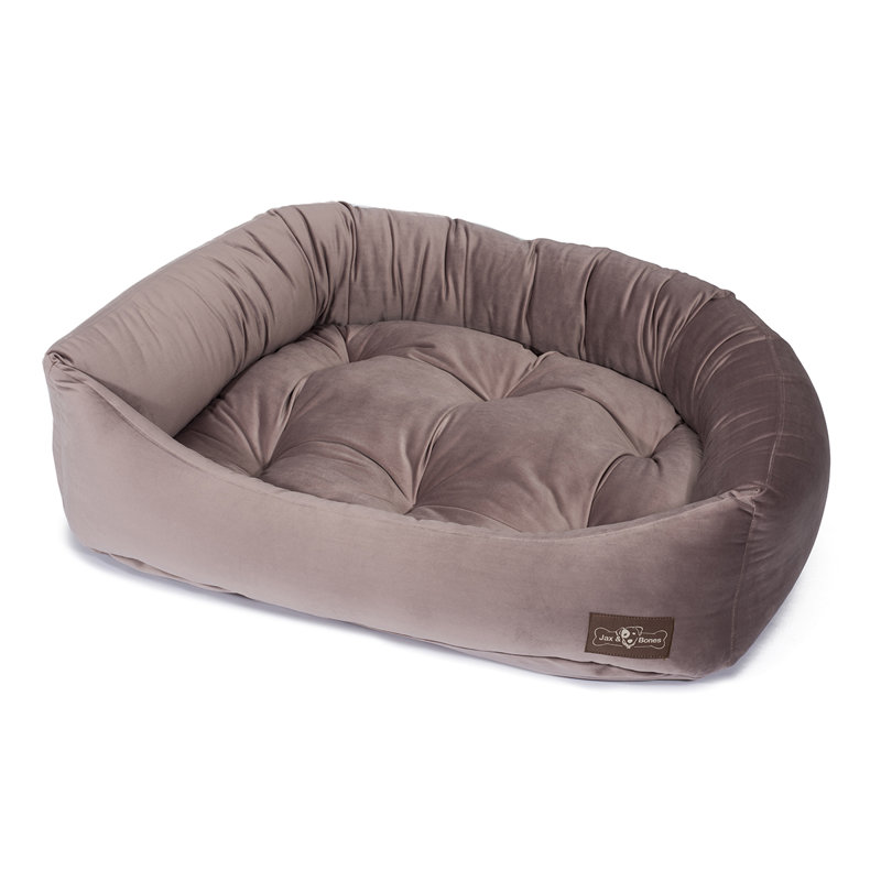 Lit moelleux pour chien Napper, Très grand (l 50 po x P 42 po x H 15 po), Mauve