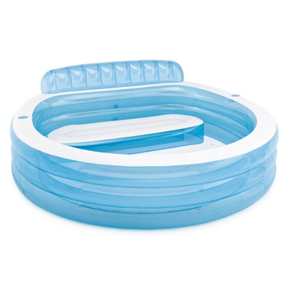 Intex Swim Centre Family Lounge Pool for Ages 6+ – Inflatable Pool Lounge for Family Fun