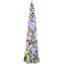 7ft Tall Prelit Pencil Artificial Christmas Tree-1160882500