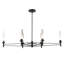 Truss 6-Arm Linear Chandelier-1877899263