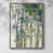 Distressed Silver Framed Canvas