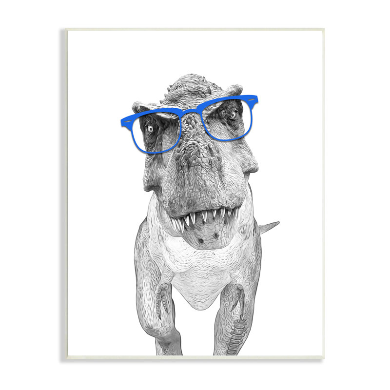 «Adorable», T-Rex, H 15 po x l 10 po x P 0,5 po, Bois