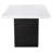 Maroney Rustic Espresso Marble Top Dining Table