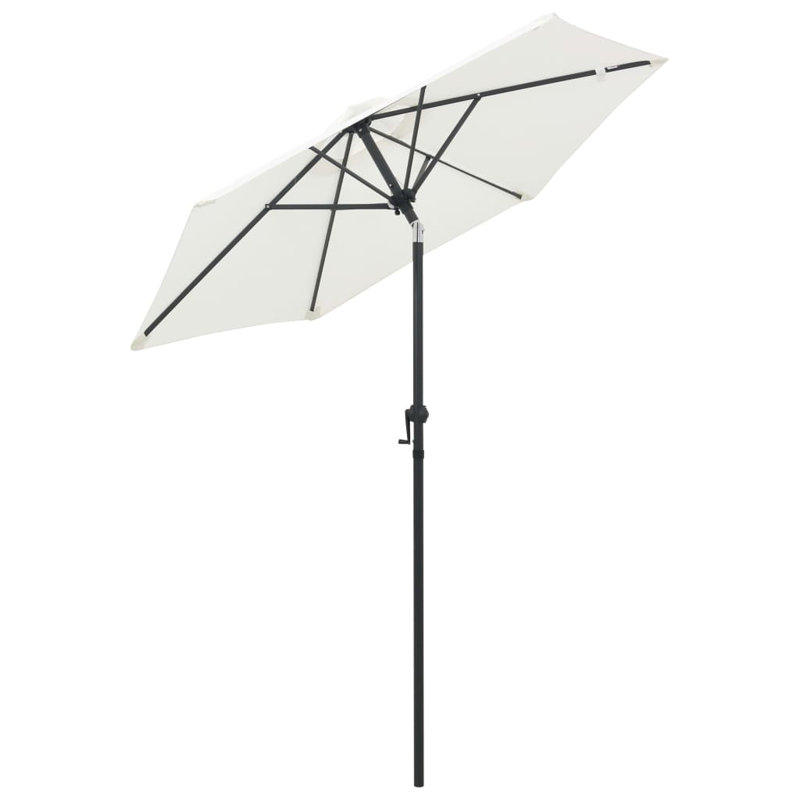 Parasol de plage Beezie, Blanc sable