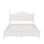 Lit plateforme en bois de style rétro avec support en lattes de bois-239406047-239406046