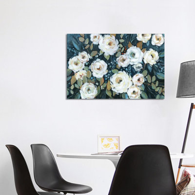Moonlit Garden I by Carol Robinson - Wrapped Canvas Print