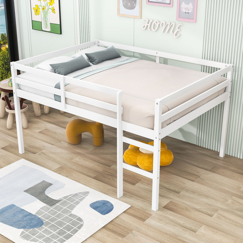 Lit mezzanine double Hirotsugu, Blanc