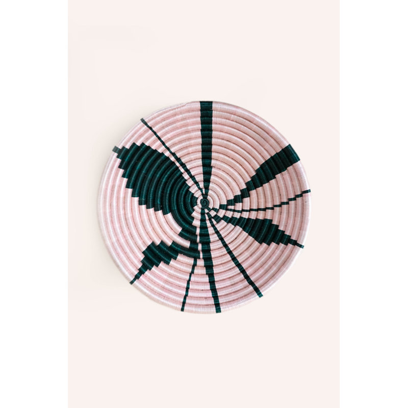 Panier à feuilles, Rose / vert