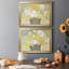 Table Bouquet I - ensemble de 2 peintures encadrées-2107848541-2107848542