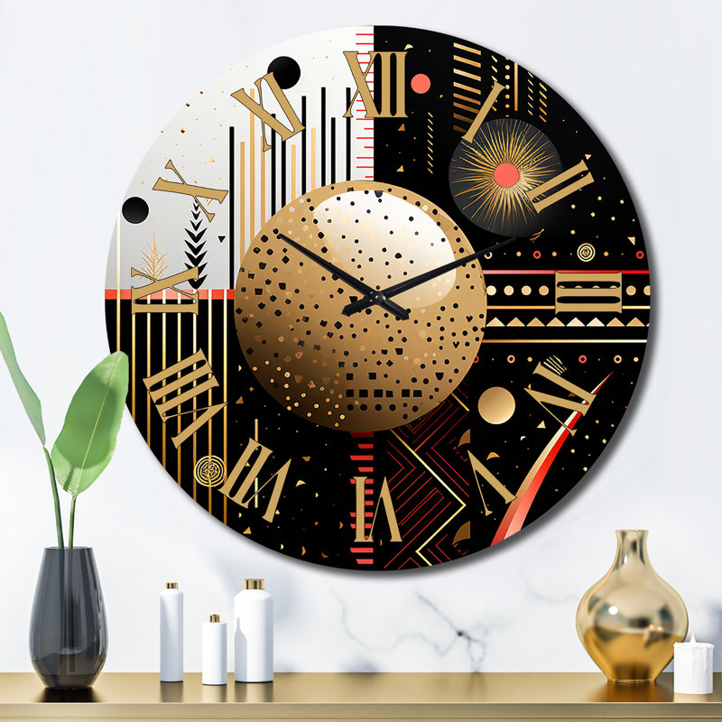 Horloge murale Boho Chic Bliss, Grand