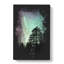 Northern Lights over the Forest - Wrapped Canvas-56645496