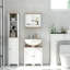 Jonesport 60cm Single Bathroom Vanity Base Only in White