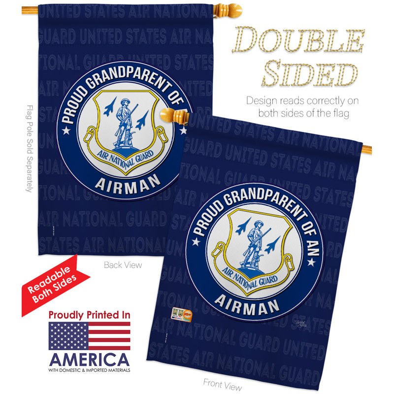 Drapeau de maison en polyester à 2 côtés 40 x 28 po