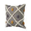 Housse de coussin carrée en coton texturé géométrique-45316605