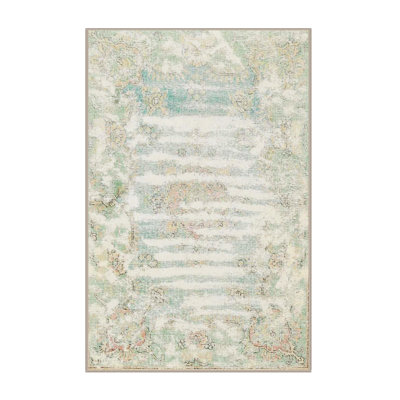 Tapis beige/noir traditionnel Nithsdale