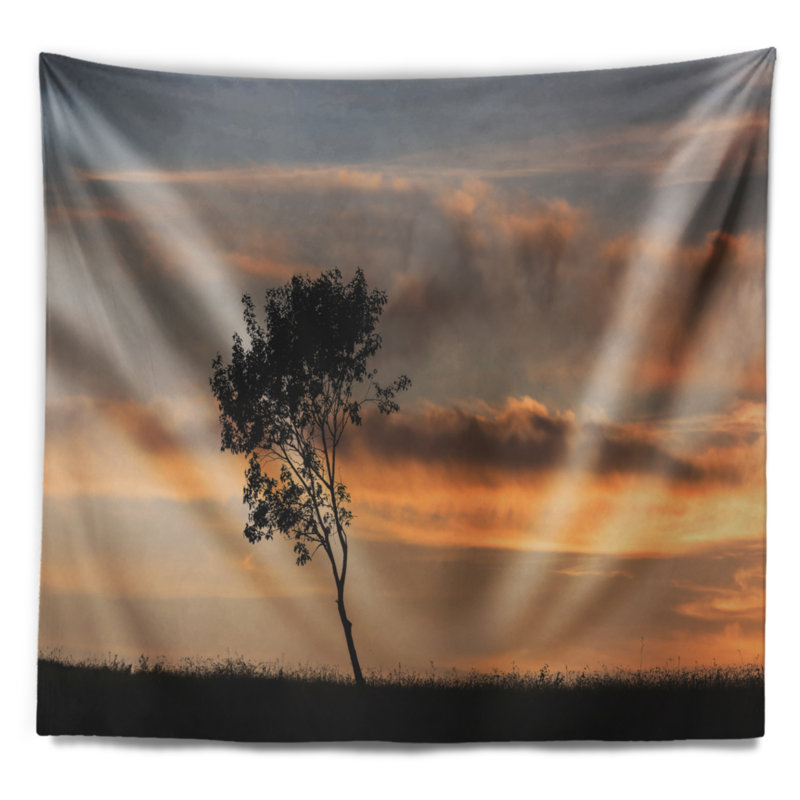 Tapisserie «Lonely Tree Silhouette gaucher», H 50 po x l 60 po