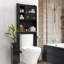 Armoire au-dessus de la toilette pour salle de bain - Améliore le rangement et l'apparence