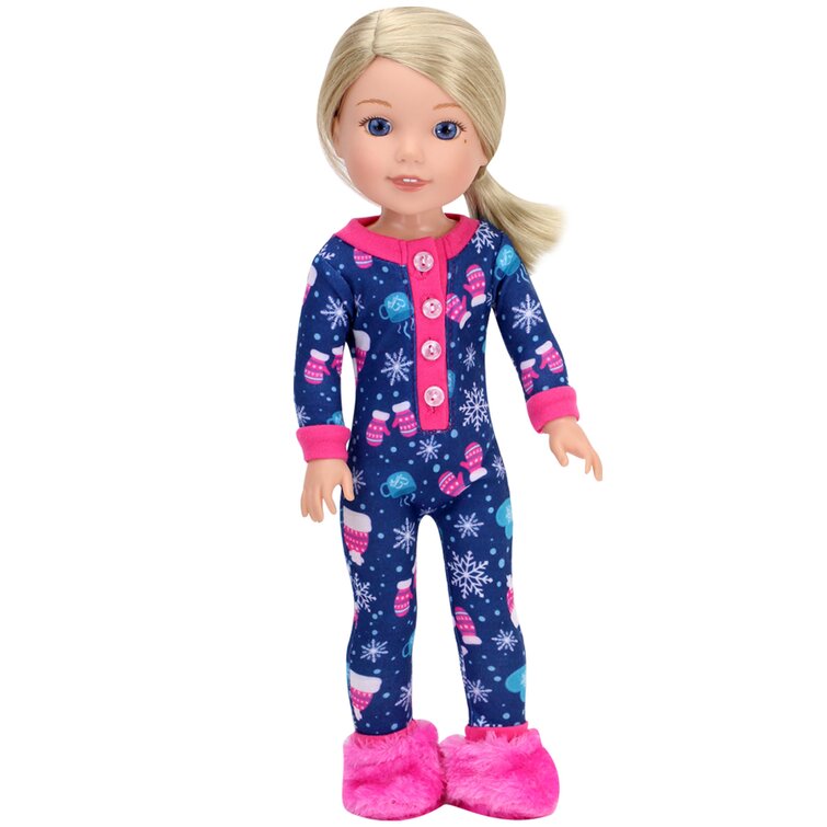  Sophia's 15 Baby Doll 3 pc. Pajama Set with Long