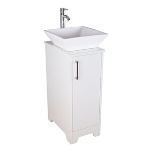 13" Single Bathroom Vanity Set (incomplete 1 box only consisting of cabinet no sink bowl)