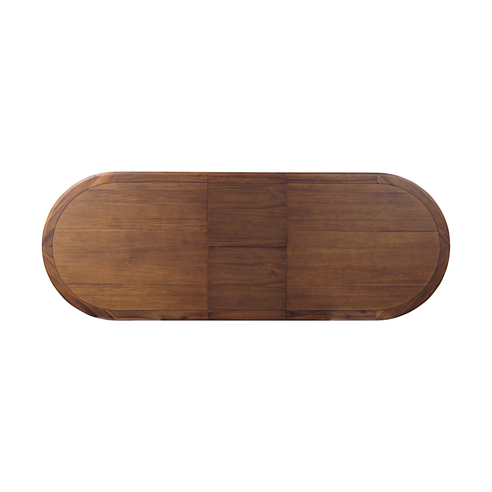 84'' Extendable Oval Dining Table, Toasted Walnut